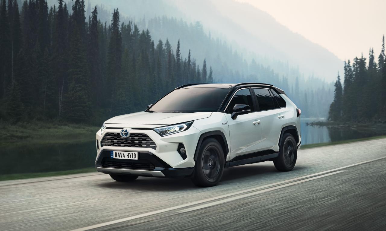 Toyota RAV4 Front/Seite in Fahrt