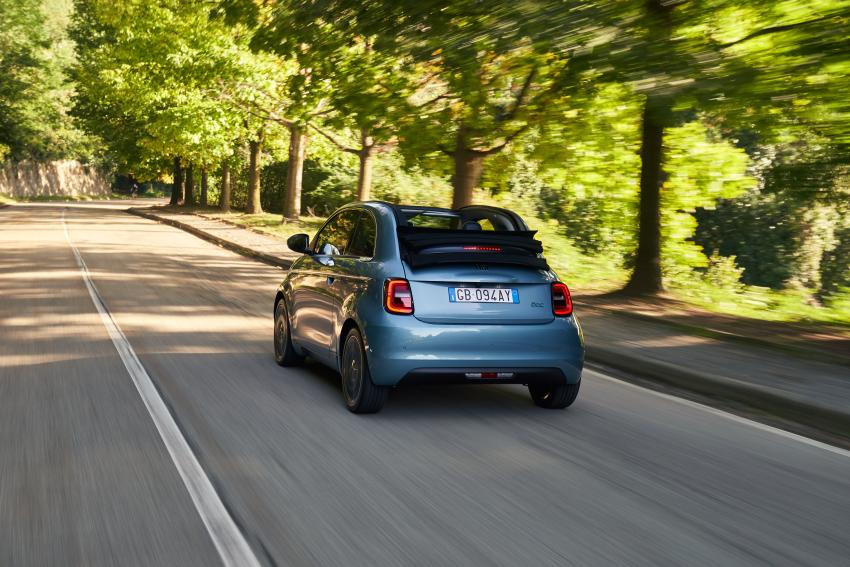 Fiat 500e Heck