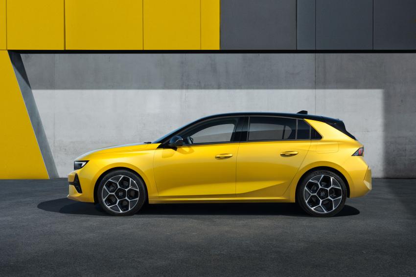 Opel Astra Seite