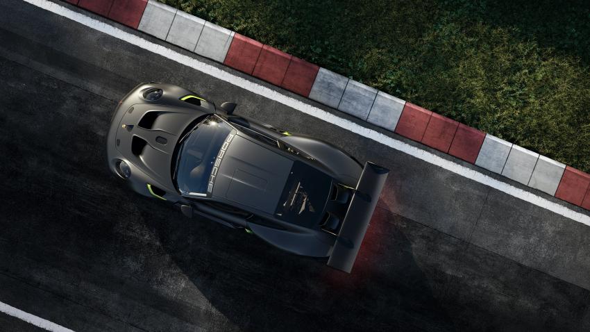 Porsche 911 GT2 RS Clubsport 25 von oben