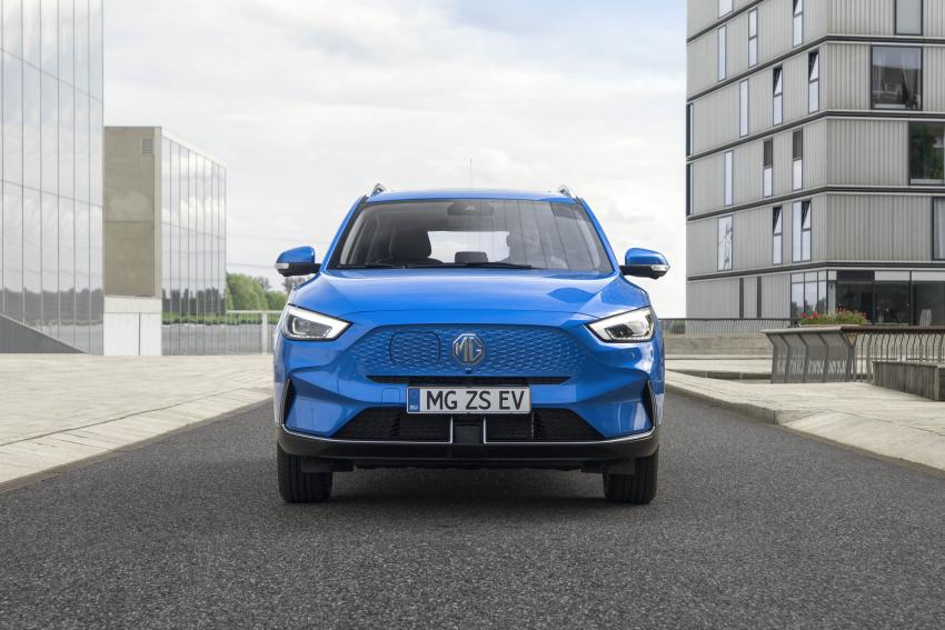 MG ZS EV Facelift Front