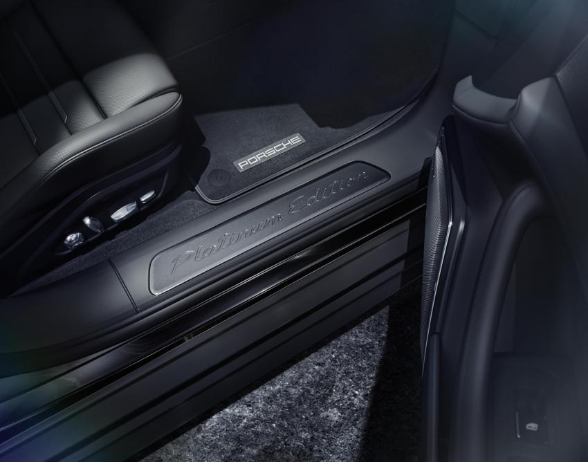 Porsche Panamera Platinum Edition Detail Einstiegsleiste