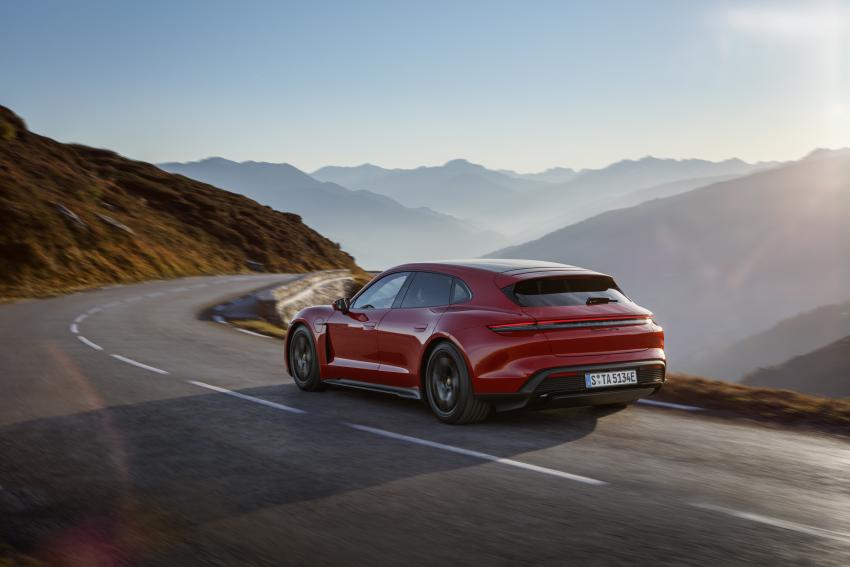 Porsche Taycan GTS Sport Turismo Heck