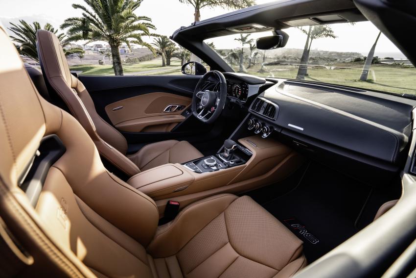 Audi R8 V10 performance RWD Innenraum