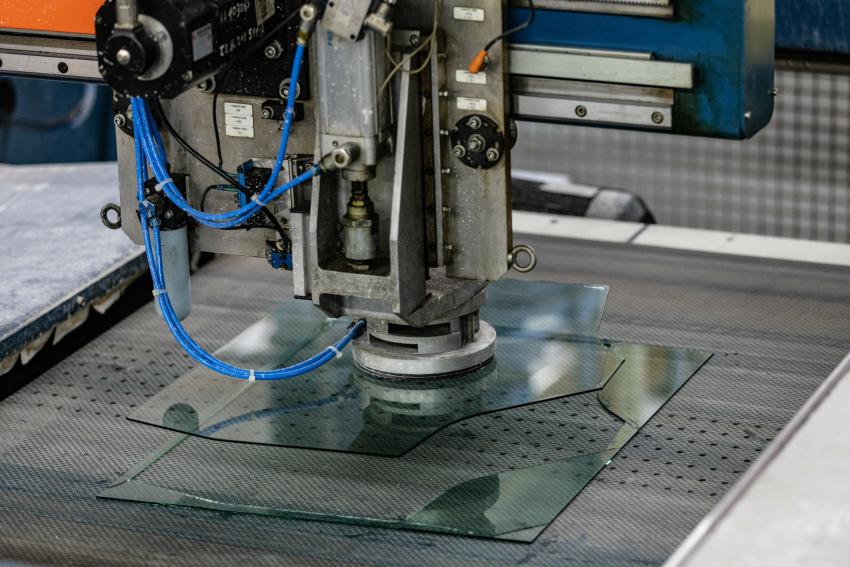 Flachglas Beschnitt