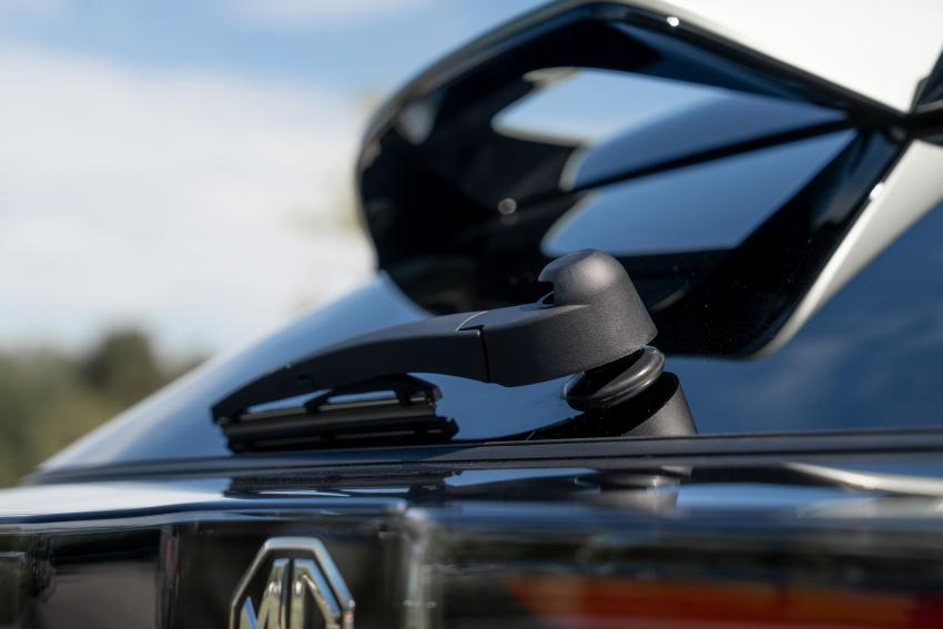 MG4 Heck Detail Scheibenwischer