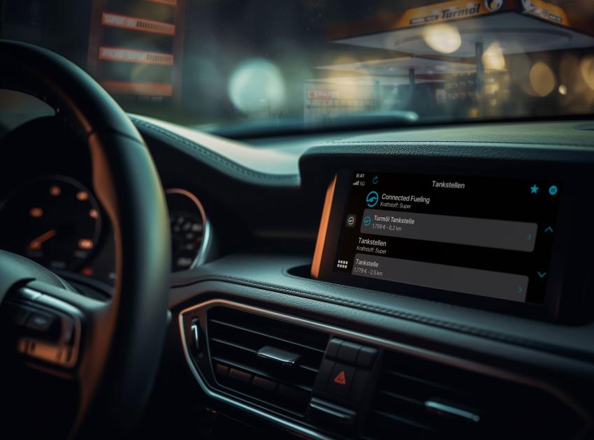 Turmöl smartes Tanken Apple CarPlay