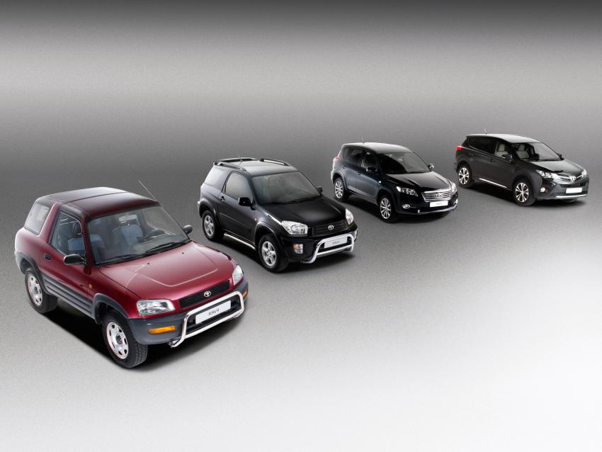Toyota RAV4 Generation 1 bis 3