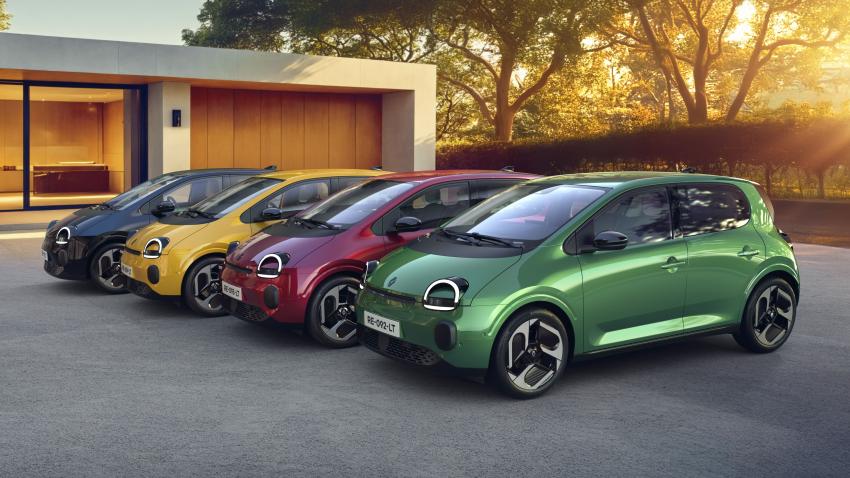 Renault Twingo verschiedene Farben Front/Seite