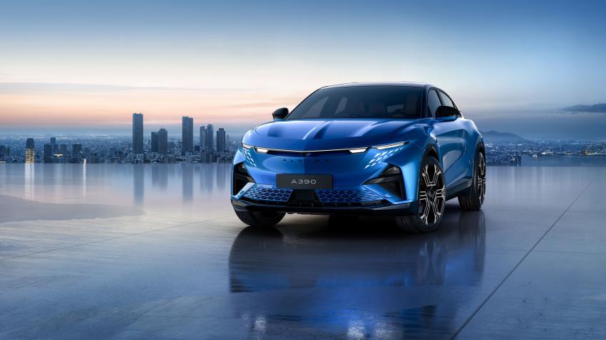Alpine A390 Front/Seite
