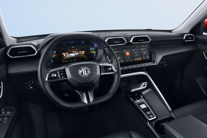 MG ZS Hybrid+ Cockpit