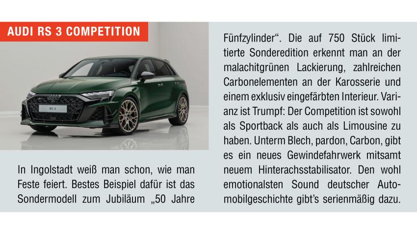 Kasten Audi RS 3 Competition