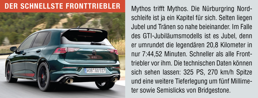 Kasten Volkswagen Golf GTI Edition 50