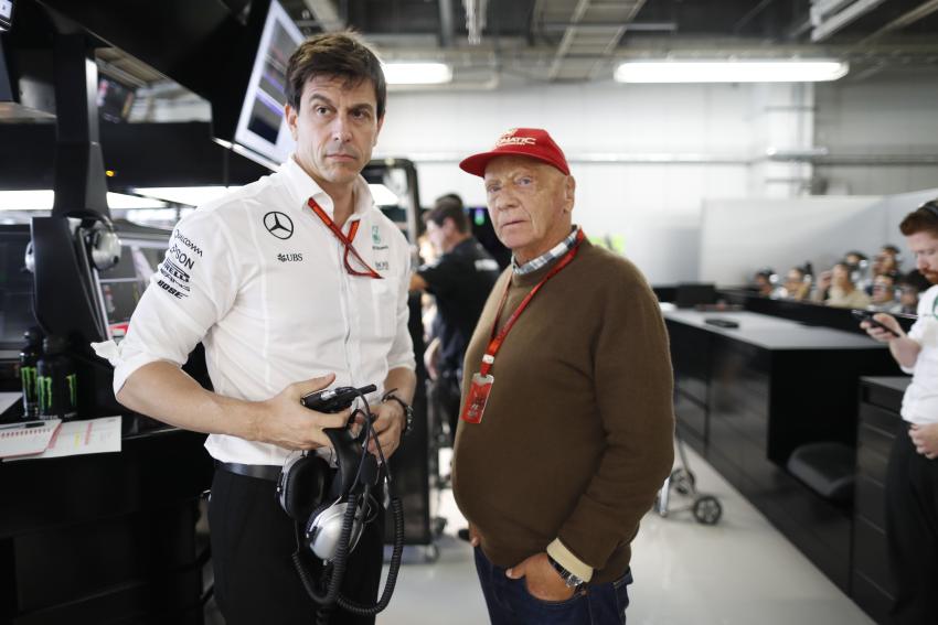 Toto Wolff und Niki Lauda