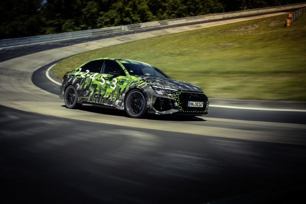 Audi RS 3 Rekordfahrt Nordschleife Front