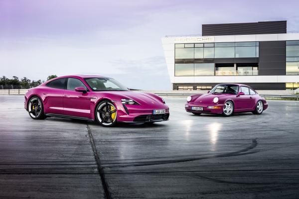 Porsche Taycan Update mit Porsche 911 964