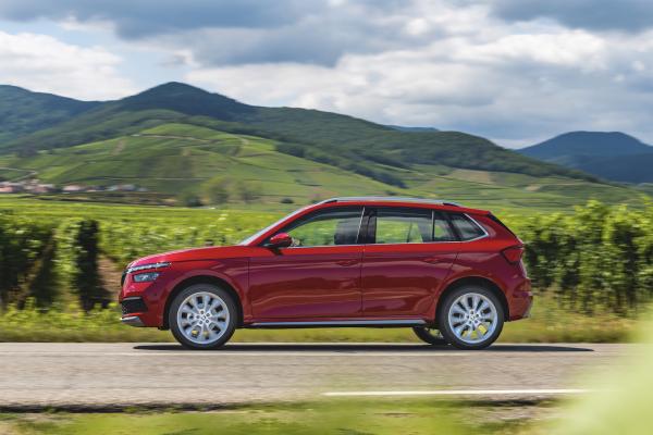 Škoda Kamiq in Fahrt