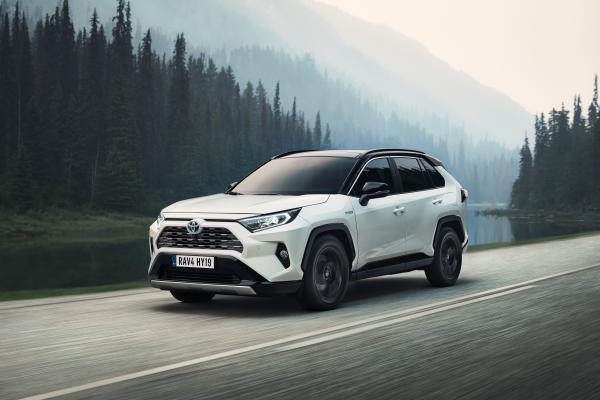 Toyota RAV4 Front/Seite in Fahrt