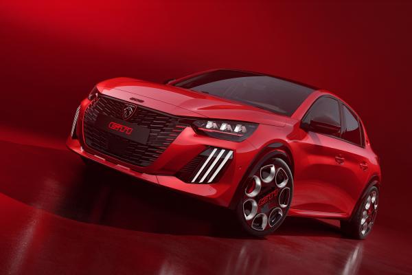Peugeot E-208 GTi Front/Seite