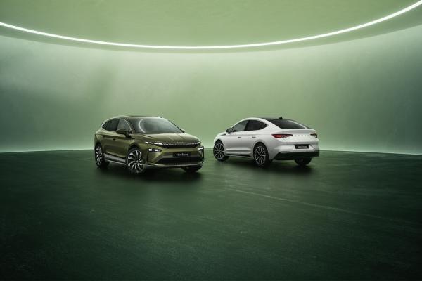 Skoda Enyaq Front/Seite & Skoda Enyaq Coupé Heck/Seite
