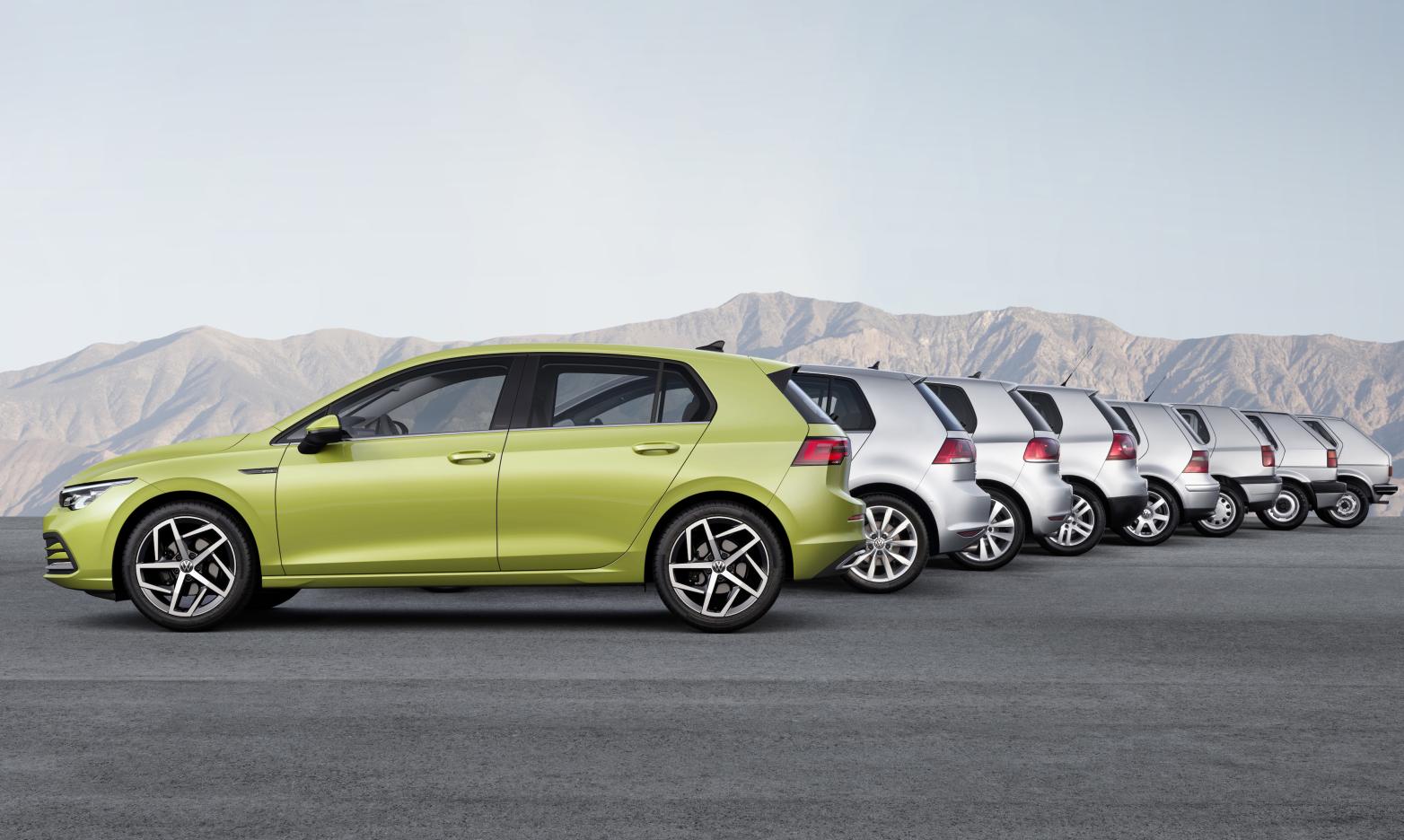 VW Golf 1 bis 8