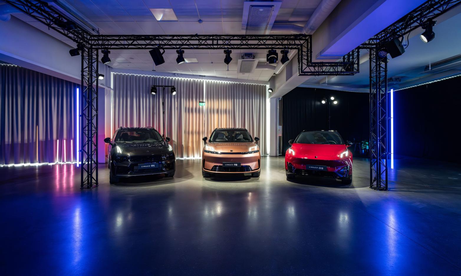 Lynk & Co 01, 08 & 02 Front