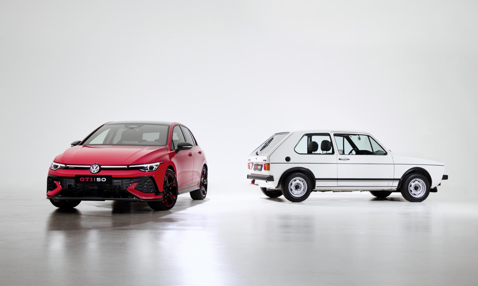 Volkswagen Golf GTI Edition 50 Front/Seite & Volkswagen Golf 1 GTI Seite/Heck