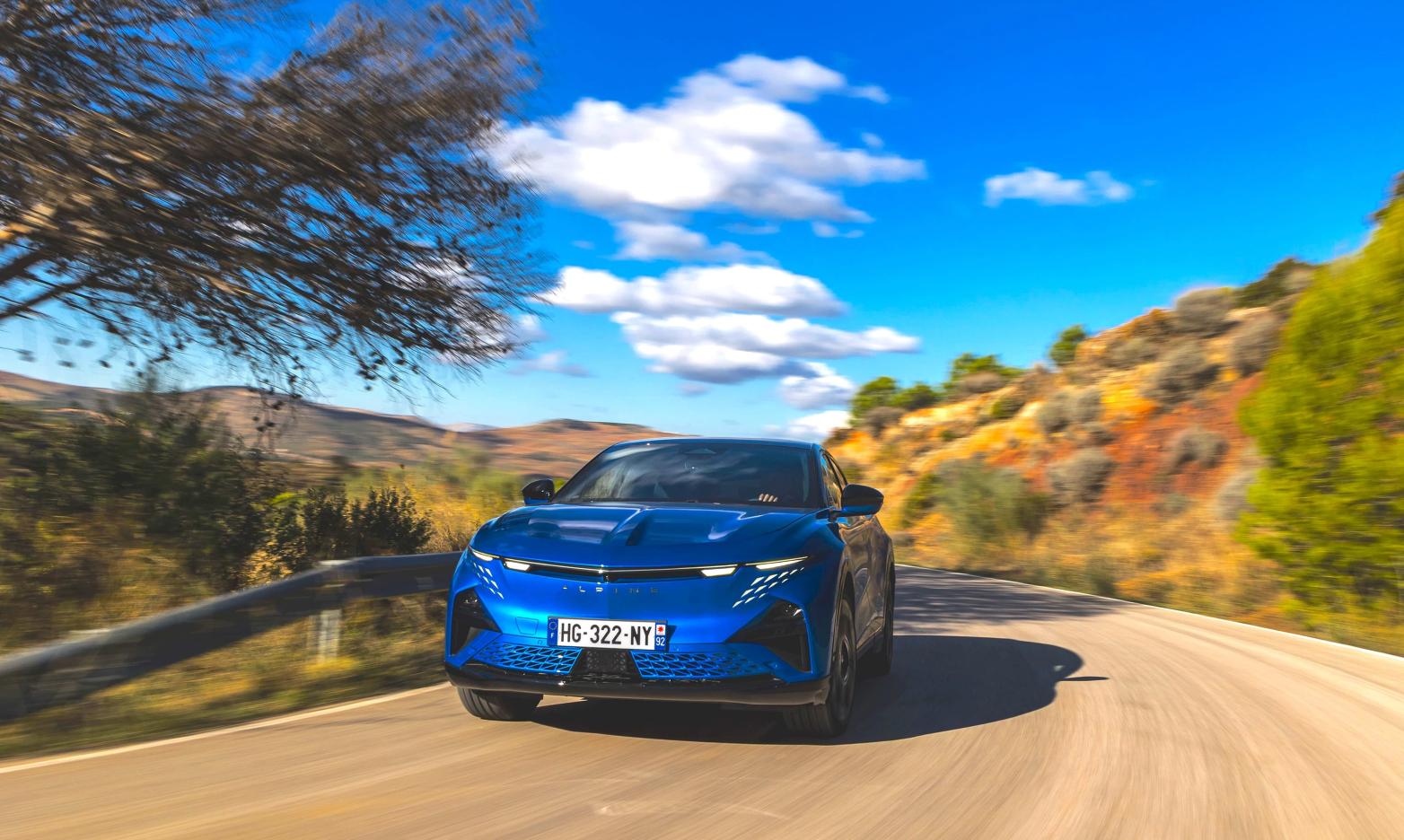 Alpine A390 Front/Seite in Fahrt