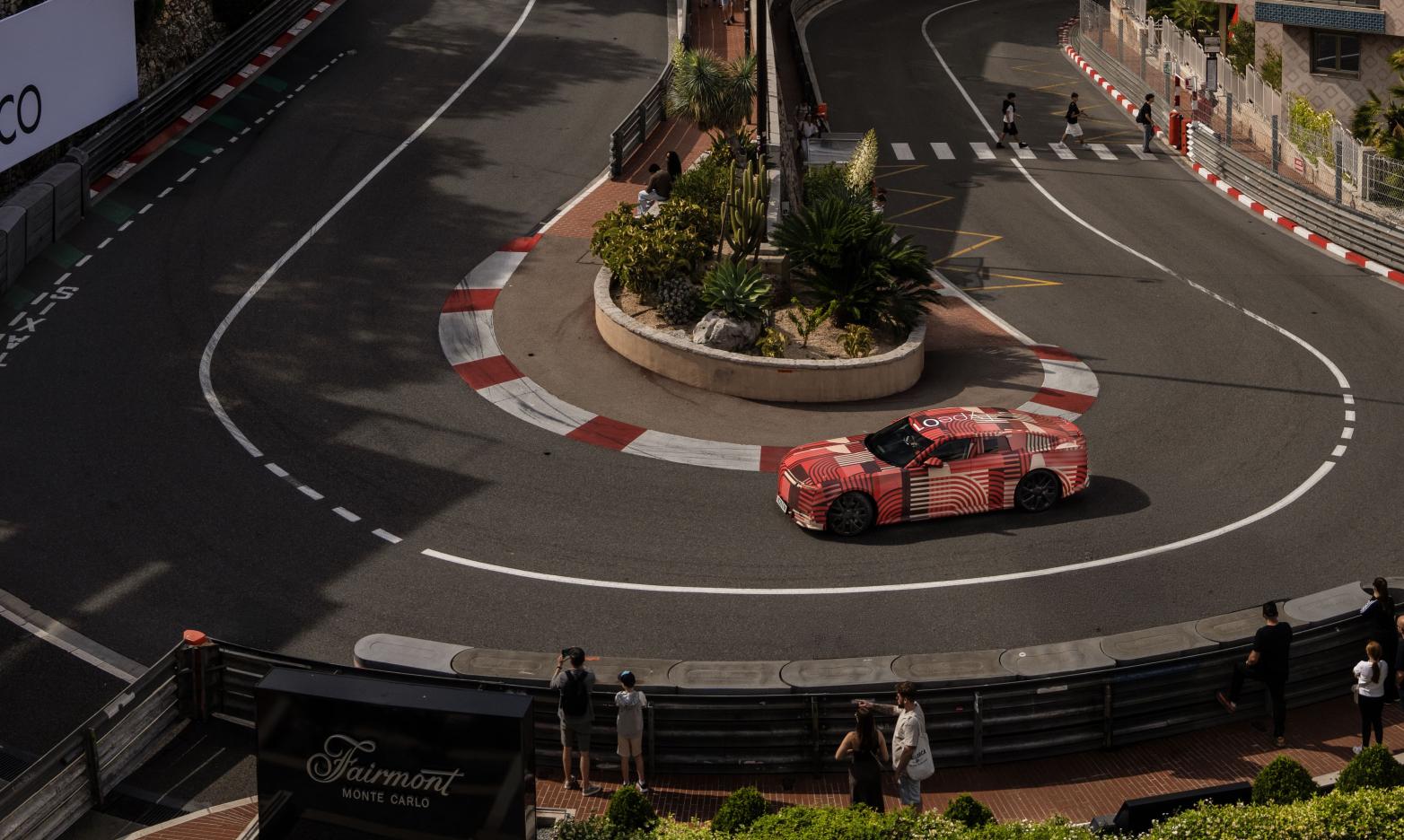 Jaguar Type 01 Seite in Fahrt